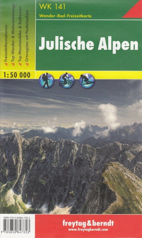Alpy julijskie mapa 1:50 000