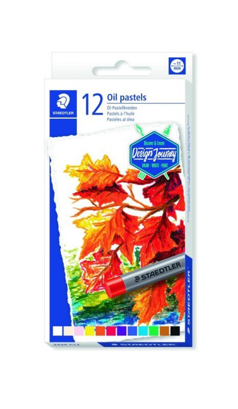Pastele olejne Design Journey 12 kolorów Staedtler