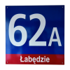 tablica adresowa na ogrodzenie