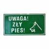 tabliczka uwaga zły pies