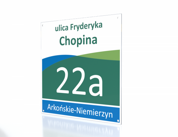 Tablica adresowa Szczecin 33/33cm