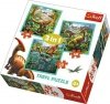 Puzzle 3w1 - Niezwykły świat dinozaurów