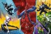 Puzzle 60 elementów - Spiderman, Do góry nogami
