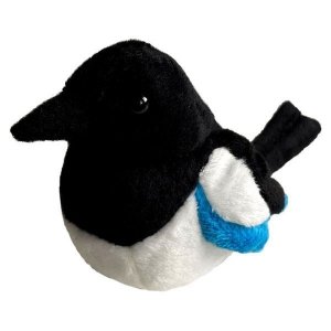 Maskotka Ptak sroka zwyczajna 13 cm
