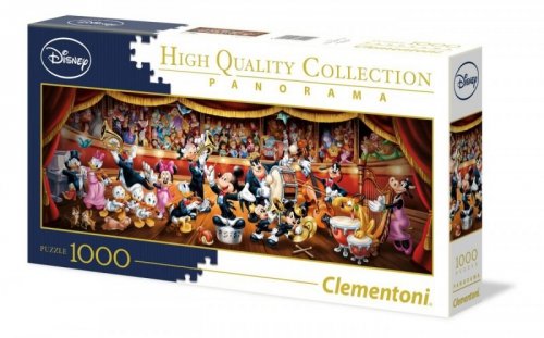 Puzzle 1000 elementów Panorama collection Disney orkiestra