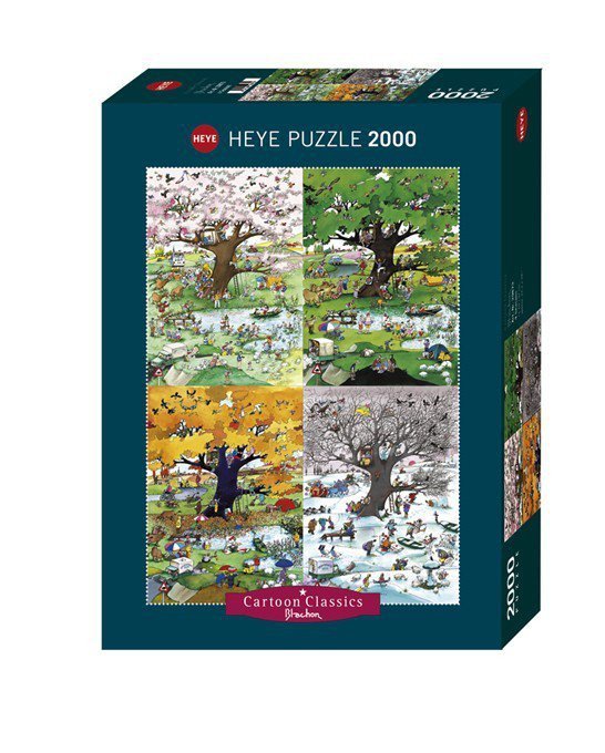 Puzzle 2000 elementów - Cztery pory roku