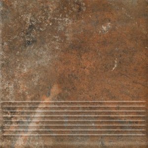 Paradyż Arteon Brown Stopnica prosta 30x30