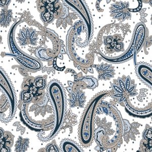 Keros Paisley Amber 25x25