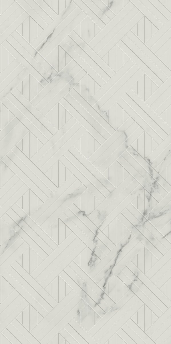 Paradyż Carrastone White dekor 29,8x59,8