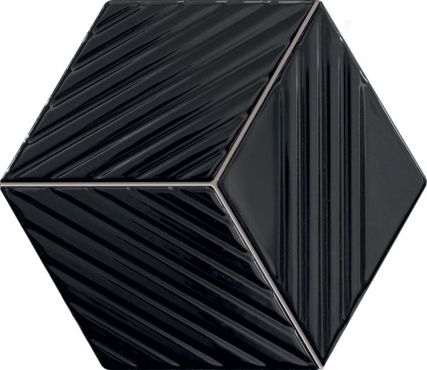 Tubądzin Colour Black Mozaika 19,8x22,6