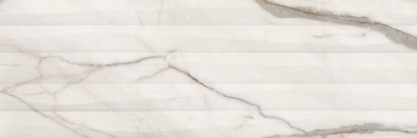 Opoczno Cosima White Structure Satin 39,8x119,8