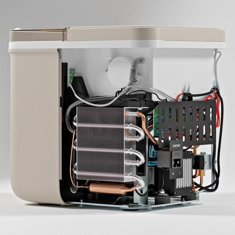 Kostkarka do lodu 12V Yolco ICM1 Cream