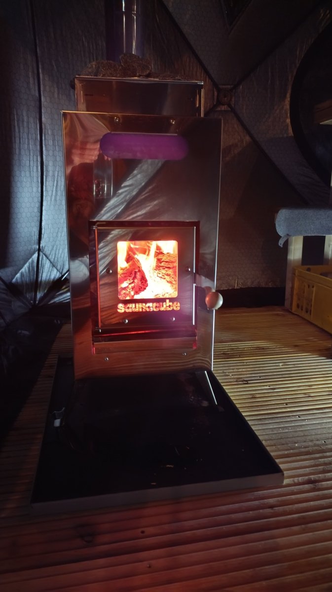 SaunaCube M mobilna sauna namiotowa 1-8 os