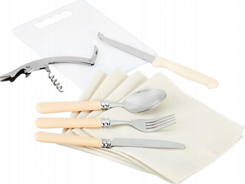 Outwell Komplet sztućców turystycznych Picnic Cutlery Set 4 osoby  