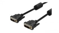 Kabel połączeniowy DVI-D Single Link Typ DVI-D(18+1)/DVI-D(18+1), M/M czarny 5m AK-320100-050-S