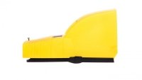 Wyłącznik nożny pojedynczy z osłoną żółty tworzywo 1Z 1R 1 krok XPEY310