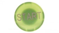 Soczewka przycisku 22mm płaska zielona z symbolem START M22-XD-G-GB1 218196