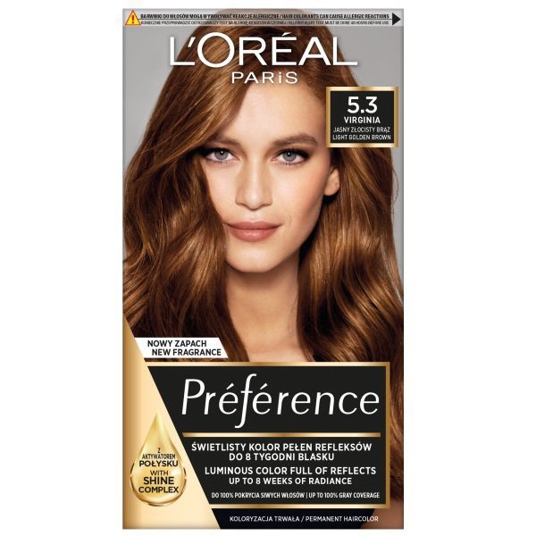 L&#039;Oreal Paris Preference farba do włosów 5.3 Virginia