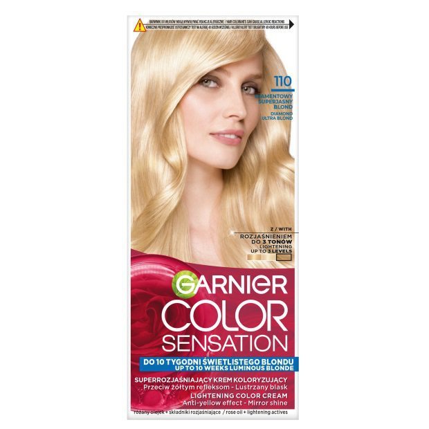 Garnier Color Sensation krem koloryzujący do włosów 110 Diamentowy Superjasny Blond