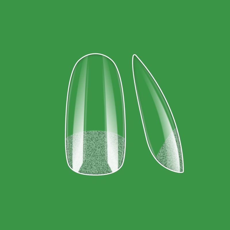  SOFT GEL TIPS - Short Round - Krótki Owal - Tipsy 500 szt.