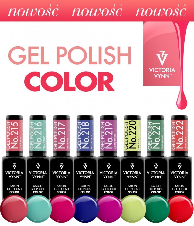  Victoria Vynn Salon Gel Polish COLOR kolor: No 222 Fire Engine
