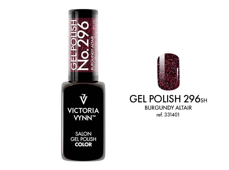  Victoria Vynn Salon Gel Polish COLOR kolor: No 296 Burgundy Altair