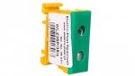Blok rozdzielczy-odgałęźny 1-polowy AL/CU 2,5-35mm2 żółto-zielony montaż płaski i na szynę TH WLZ35P/35/z 48.537