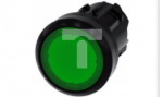 Lampka sygnalizacyjna 22mm okrągła tworzywo zielony płaski Przycisk zablokowany jako Lampka syg 3SU1001-0AD40-0AA0