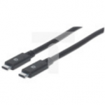 Kabel USB-C 3.2 Gen1 Typ-C M/M 2m 60W 3A 5Gbps Czarny