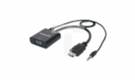 Konwerter HDMI na VGA 1080p M/F audio zasilanie Micro USB, MHT 151450