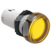 Lampka sygnalizacyjna LED jednoczęściowa żółta 12V AC/DC LPMLA5