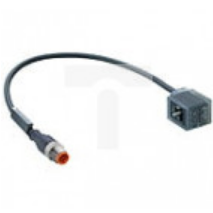 Kabel konfekcjowany obustronnie zakończony złącza DIN typ B M12 3-pin męskie proste M12 RST 5-3-VBD 1A-1-2-241/2 M