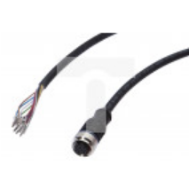 Kabel konfekcjonowany jednostrony złącze M12 żeńskie 12-pinowe proste wolny koniec przewodu 12x0,14mm² 5m PUR IP67 30V 90 stC VK