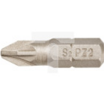Końcówki wkrętakowe PZ2x50 mm 1/4cala stal S2 57H959 /10szt./