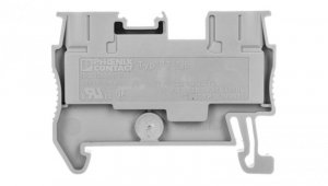 Złączka szynowa Push-IN PT 2,5 mm2,szara listwa 2-zaciskowa