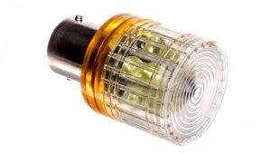 Dioda LED błyskająca Ba15s 24 VDC żółta T0-IKMF024S