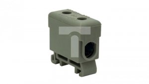 Blok rozdzielczy-odgałęźny 1-polowy AL/CU 35-150mm2 szary montaż plaski i na szynę TH WLZ35P/150/s 48.506