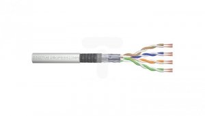 Kabel teleinformatyczny SF/UTP kat.5e 4x2xAWG26/7 linka Digitus DK-1531-P-305-1 /305m/