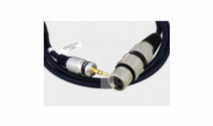 Kabel mikrofonowy gniazdo XLR/wtyk Jack 3,5 stereo MK21 1m