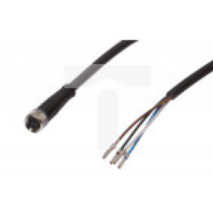 Kabel konfekcjonowany jednostrony złącze M8 żeńskie 4-pinowe proste wolny koniec przewodu 4x0,34mm² 10m TPU IP67 250V VKA00375