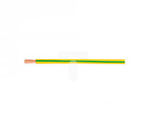 Przewód bezhalogenowy H07Z-K 1x6 zielono-żółty 4726004 /100m/