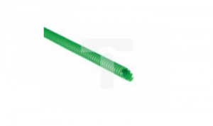Rura karbowana 750N kolor zielony PVC fi 25 /50m/