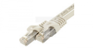 Patchcord S/FTP kat.7 PiMF kabel sieciowy LAN 2x RJ45 PoE szary 20m NEKU