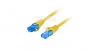 Kabel krosowy patchcord S/FTP kat.6A LSZH CCA żółty 20m