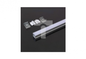 Profil nawierzchniowy aluminiowy Biały do taśm LED 2000x17,2x15,5mm 3366