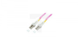 Kabel krosowy/Patchcord światłowodowy OM4 50/125 MM LC-LC Duplex 1m / EFB