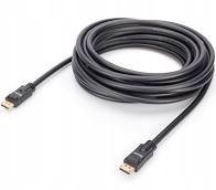 Kabel połączeniowy DisplayPort 4K 60Hz UHD Typ DP/DP M/M czarny 10m AK-340105-100-S