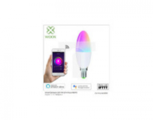 Inteligentna smart LED WI-FI kolorowa żarówka RGBW 5W E14 470LM Woox R9075