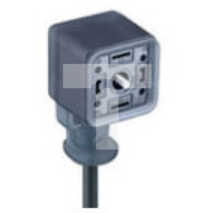 Złącze kablowe zaworowe odlewane żeńskie 2 + 2 PE 24 V dioda tłumiąca PVC 3 X 0.75 mm2 GAN22LU-S24-6090200