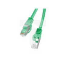 Kabel krosowy patchcord F/UTP kat.6 1m zielony